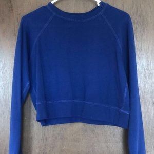 Cropped sweatshirt